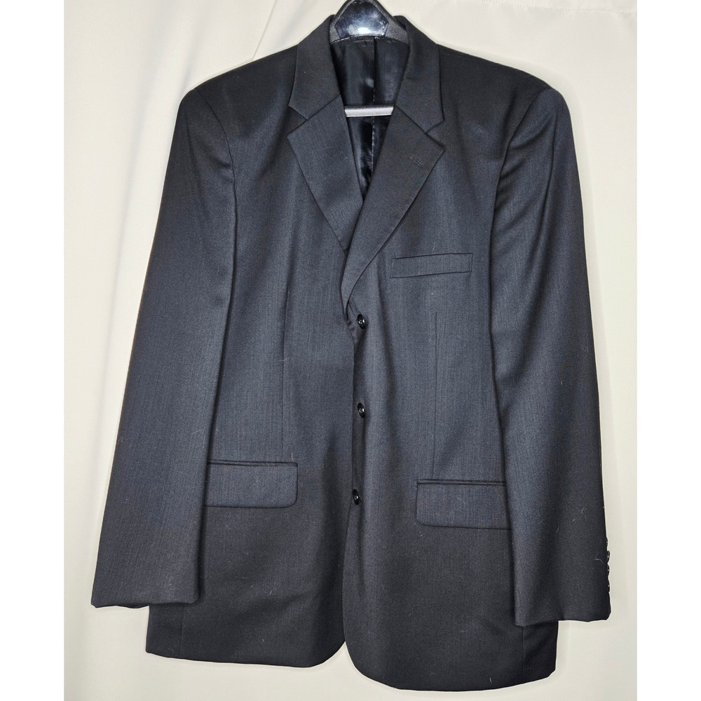 David Jacob Collezioni Wool Blazer Sport Coat Classic Men's Jacket 44R